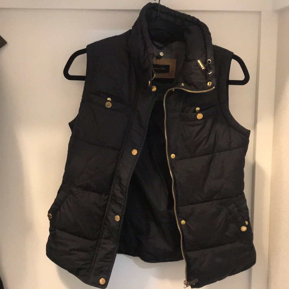 Winter black vest